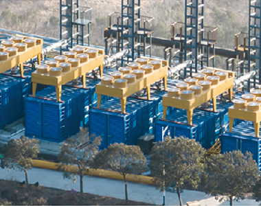 河南平頂山瓦斯發(fā)電項(xiàng)目（5臺1200KW發(fā)電機(jī)）